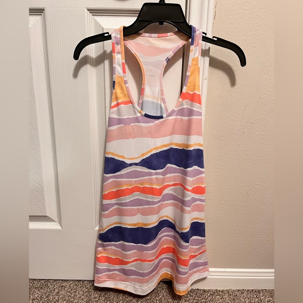 Lululemon Colorful Striped Tank Top